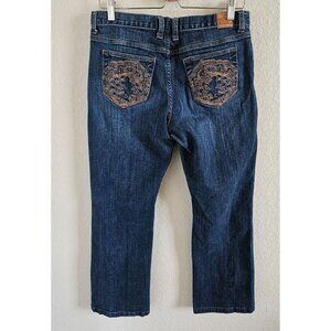 Disney House Of Mickey Woman SZ 10  Jeans Embroidered Pockets With Mickey  Patch